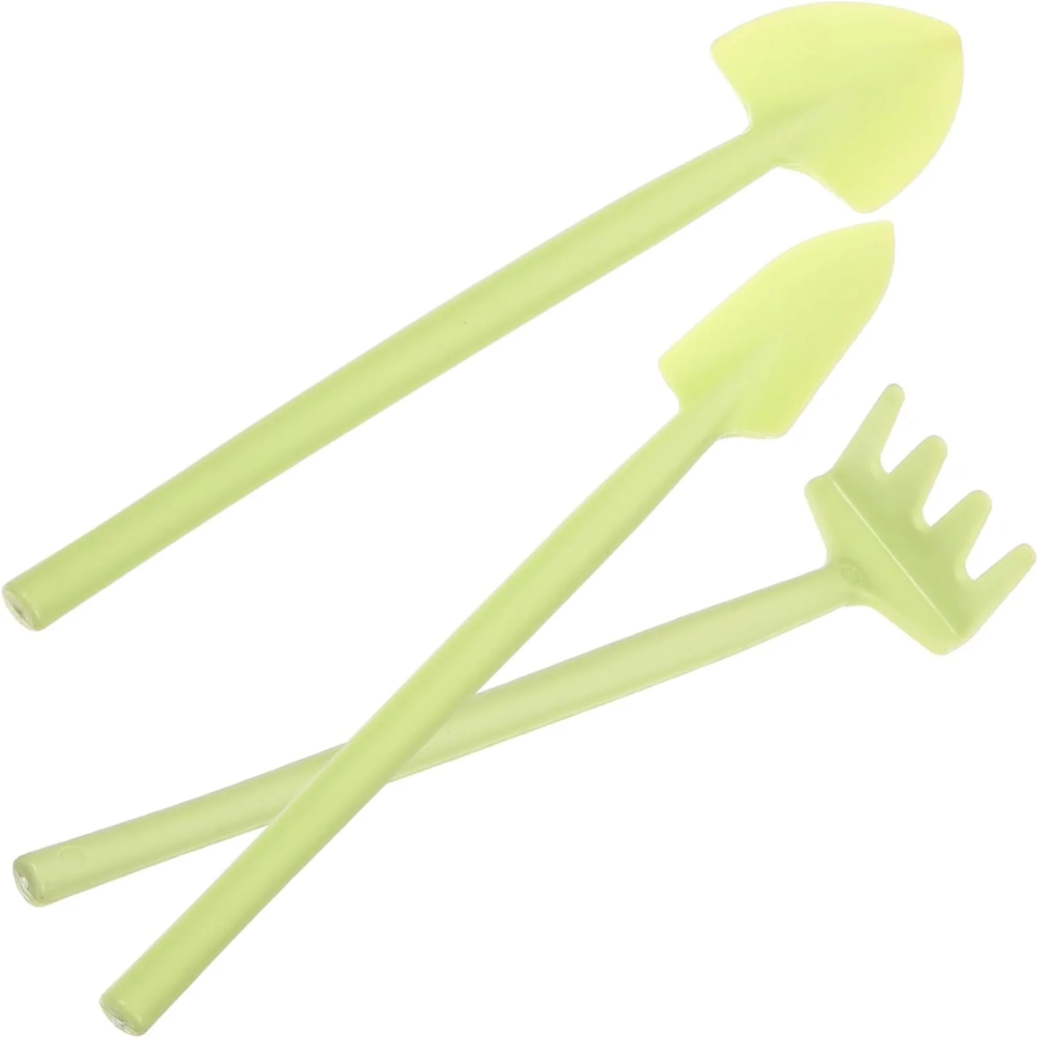 1 Set Gardening Three Piece Set Gifts Terrarium Kit Plant Care Kit The Gift Hand Rake Garden Tool Planting Trowel Root Trowel Mothers Day Gardening Child Mini Plastic Hoe