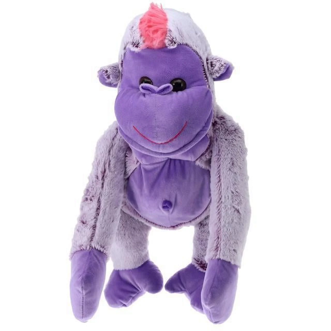 Treasure Cove 10018C 20 Inch Plush Purple Gorilla Child's Backpack