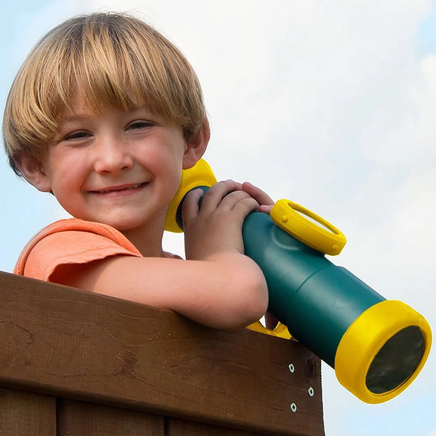 Swing-N-Slide WS 4650 Non-Magnifying Telescope with Compass Swing Set Toy, Green and Yellow