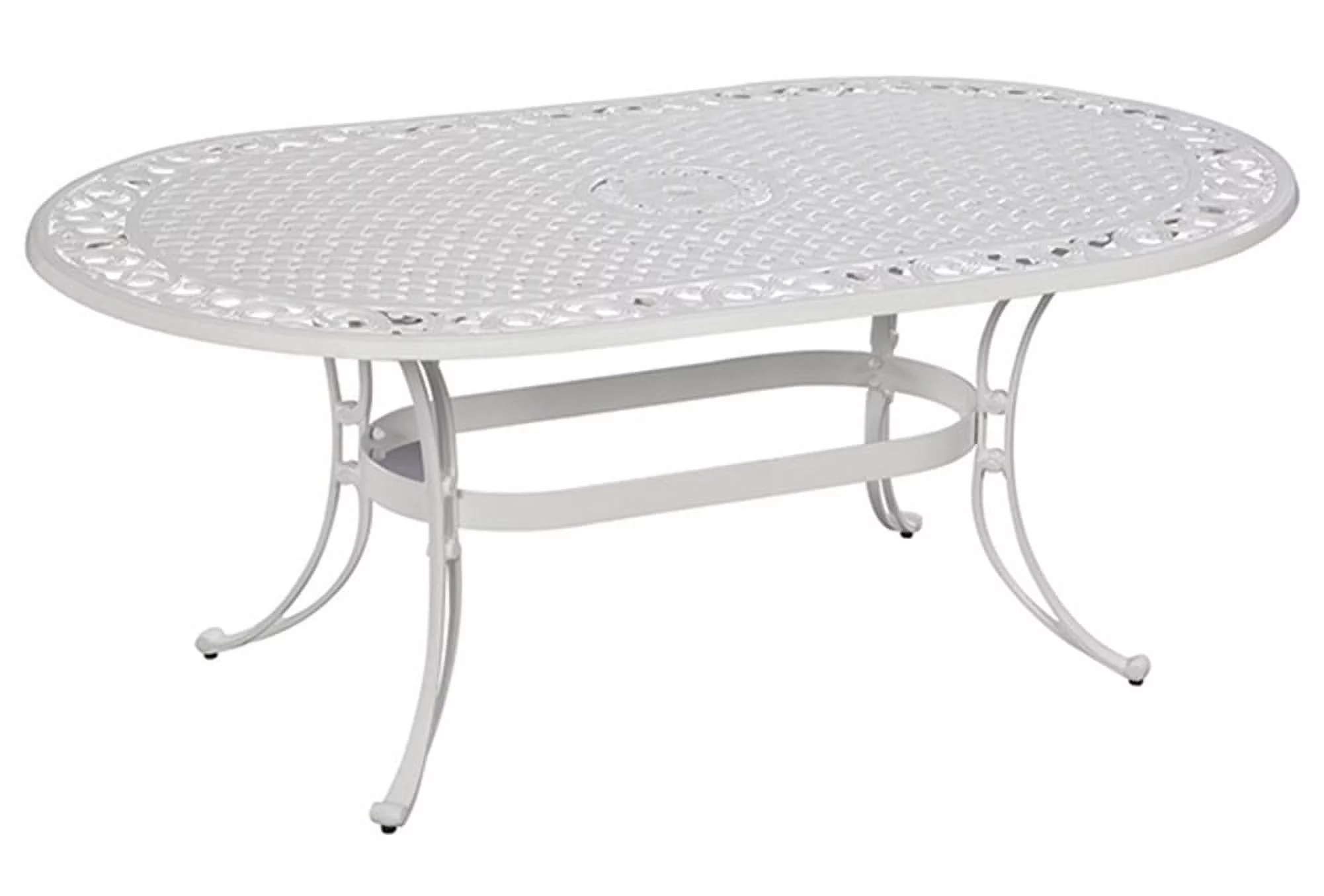 homestyles Sanibel White Aluminum 7 Piece Outdoor Dining Set