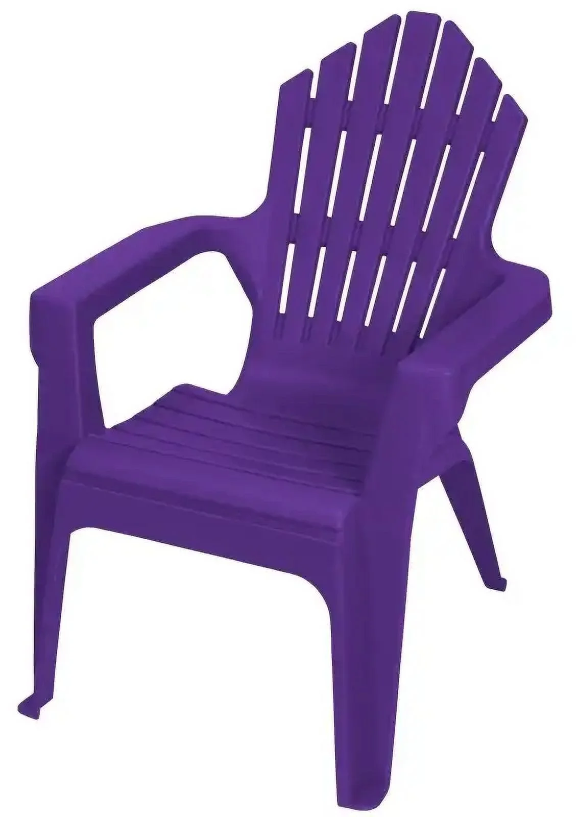 Gracious Living 11126-20PDQ Purple Iris Kiddie Adirondack Chair