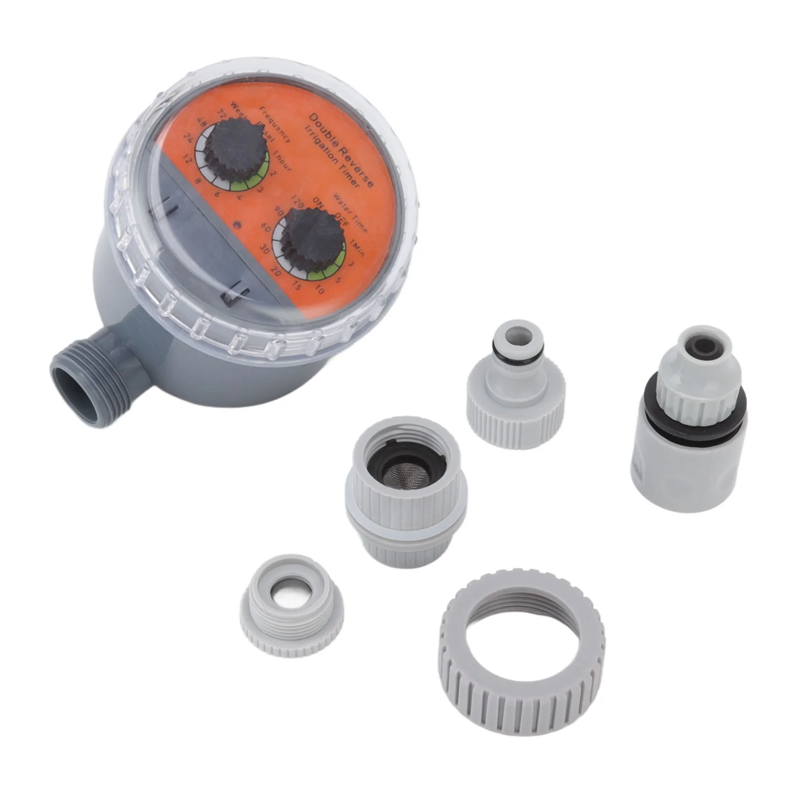 Irrigation Controller Irrigation Timer Dual Dial Ball Valve IP67 Waterproof Automatic Pressure Free Irrigation Timer for Courtyards Balconies