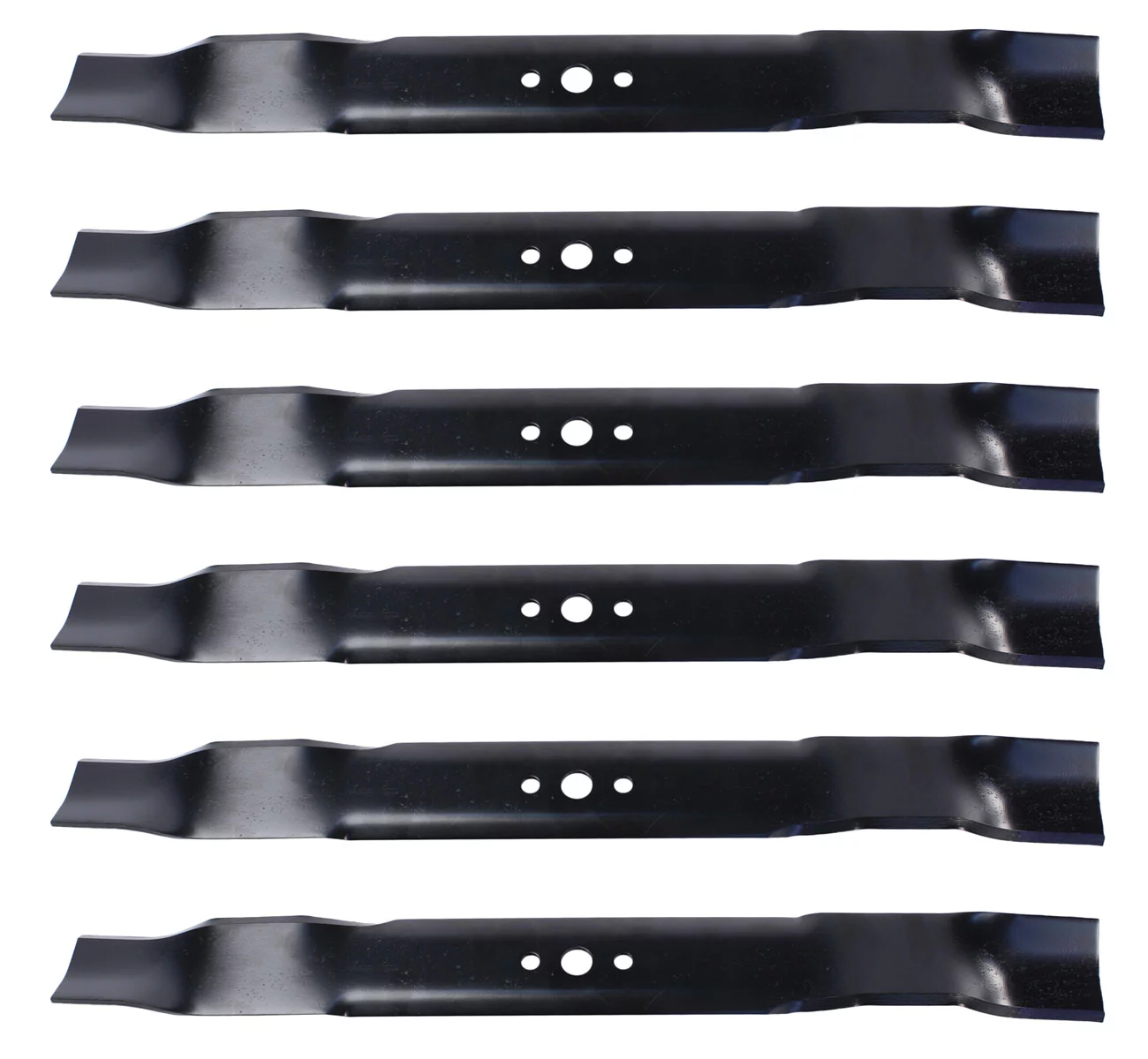 6 Pack - USA Mower Blades ® Mulch Formed Blade fits Walker 5705-3 5705-4