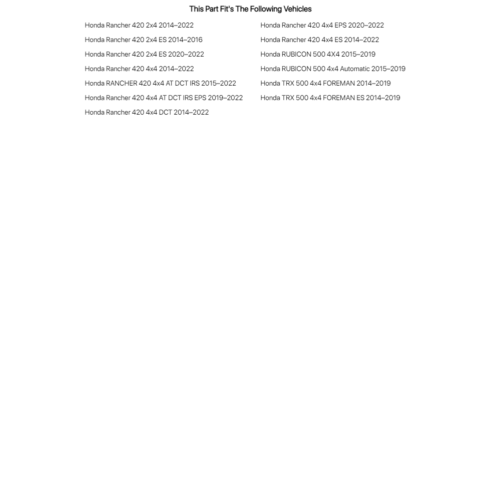 Tusk SubZero Snow Plow Kit, Winch Equipped ATV, 50