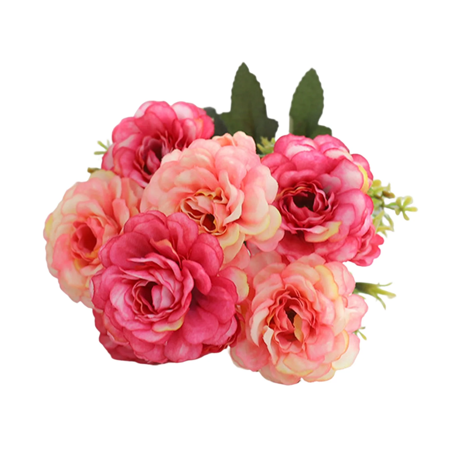 Artificial Flowers Spring Summer Windfall Artificial Flowers Decor Silk Peony Flower Arrangements Flowers Bouquets Table Centerpieces Holiday Dinning Coffee Room Table Kitchen Decoration