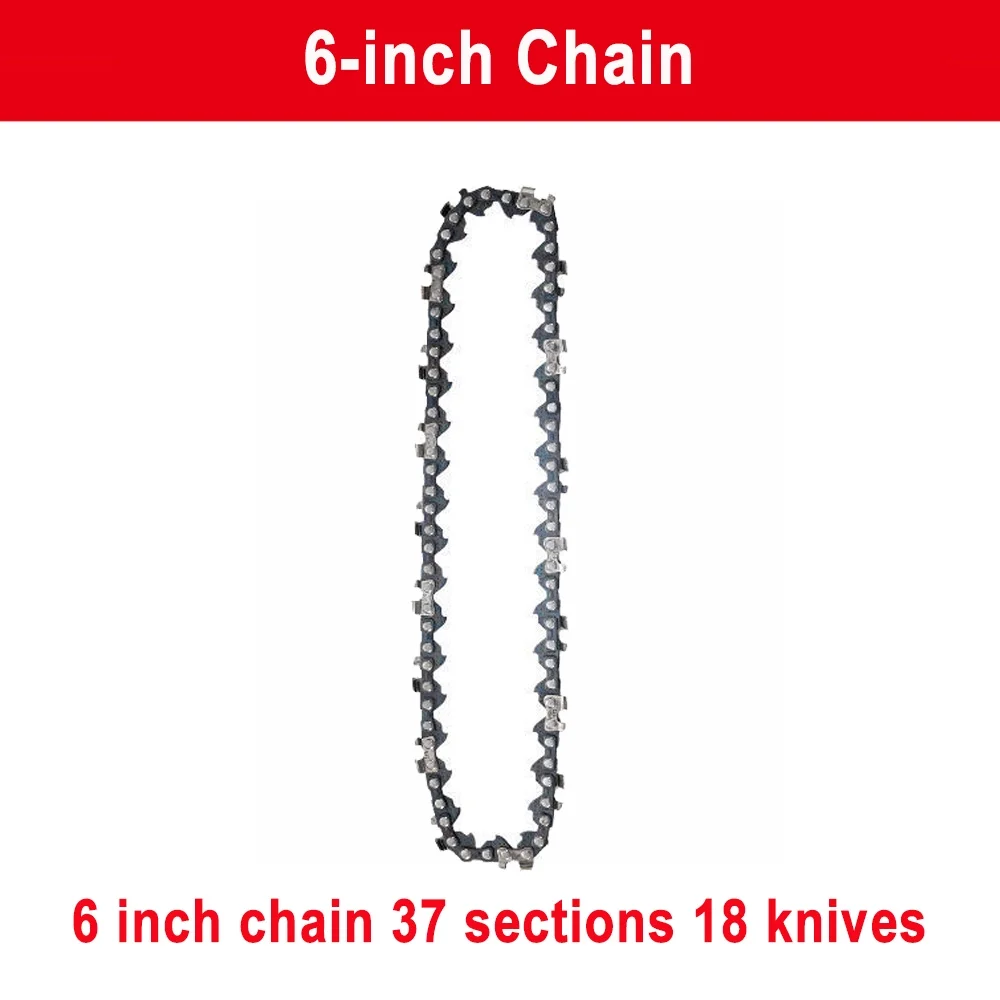 Saw Chain Mini 6 Inch 1/4 Chainsaw Chain 37 knots 18 knives Portable  Saw Mini Chainsaw Logging Saw Blade Pruning Chain
