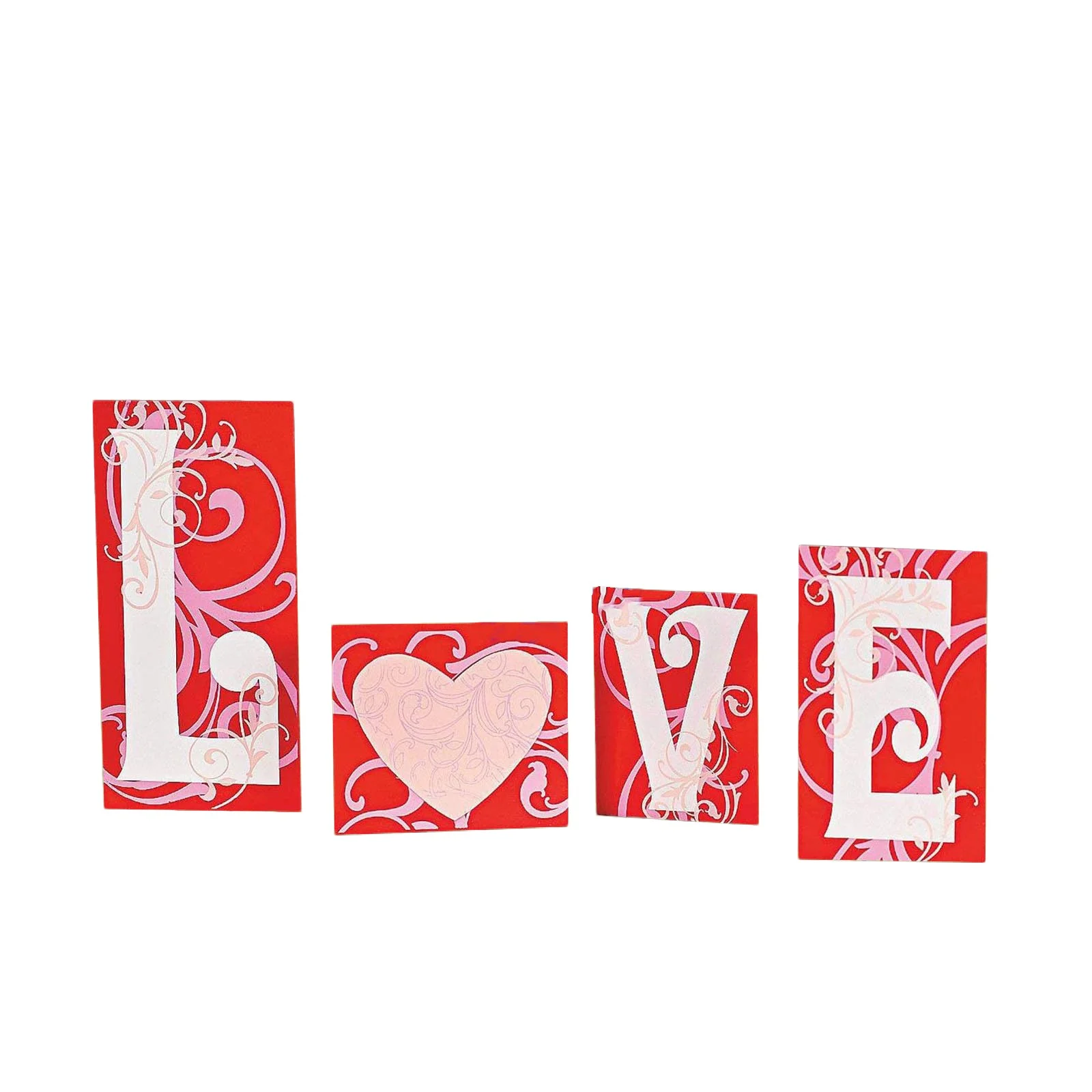 iju7gthy Folding Chairs for Outside Purple 4th of July 4Pc Valentine'S Day Outdoor Garden Lawn Sign with Stakes