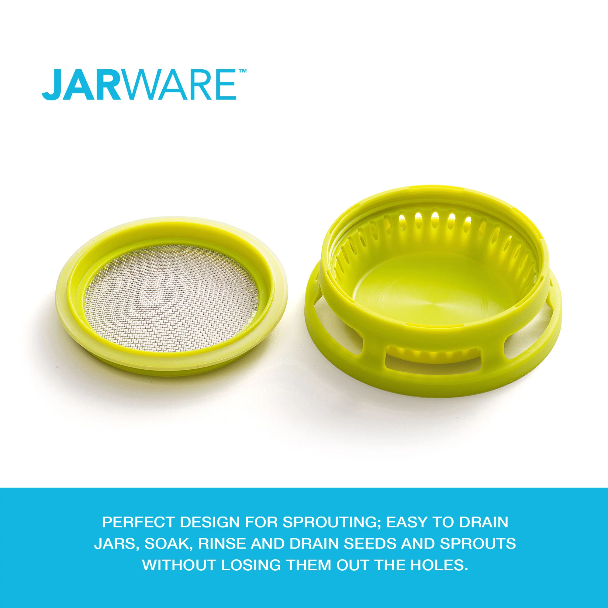 Jarware Seed Sprouter Set of 2
