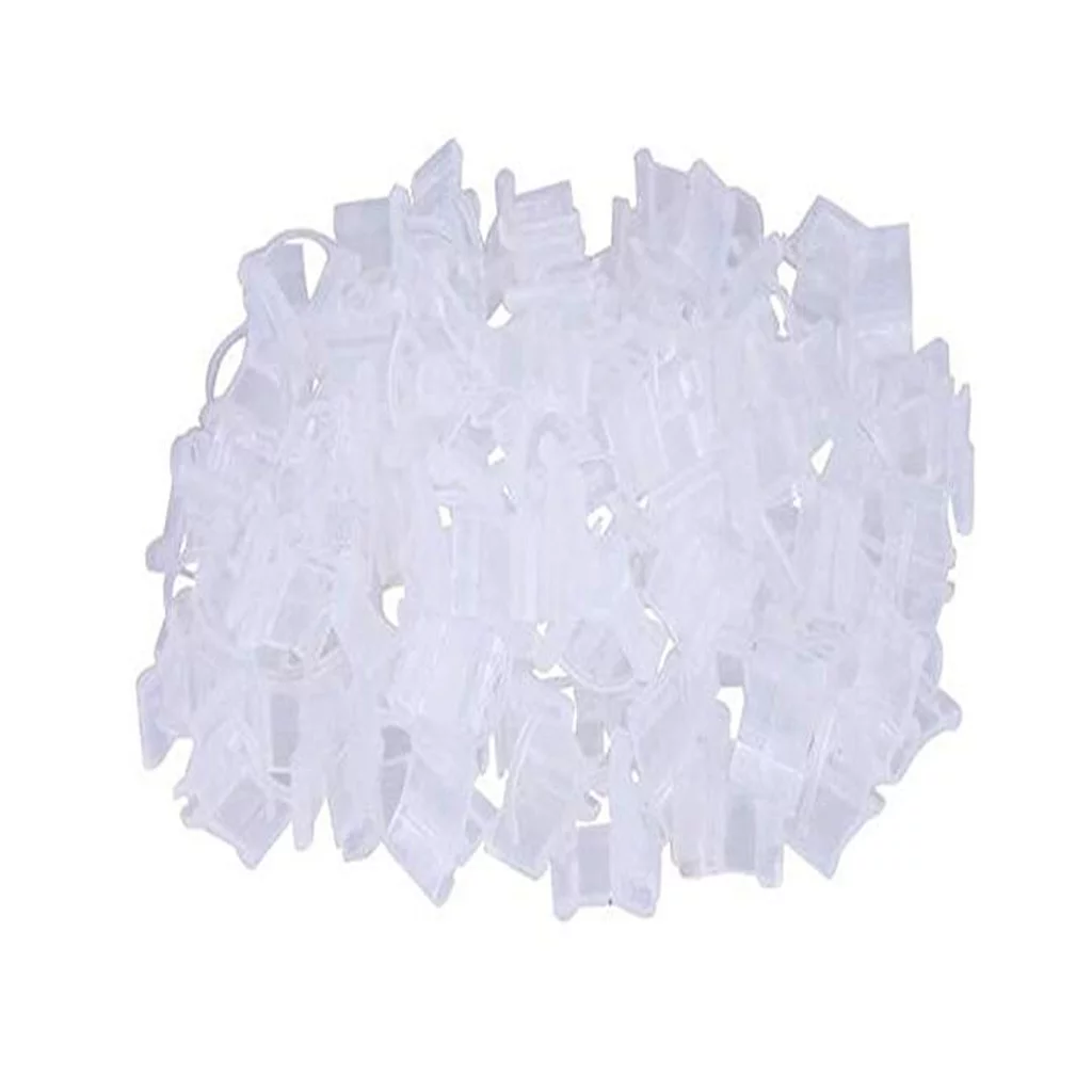 100 PCS Grafting Clips Mini Gardening Tools Seedling Growing Clips Heavy Traffic Grass Starting Rack Hydro Grass Spray Germination Tray with Dome Annual Seeder Planter Grass *6PCS