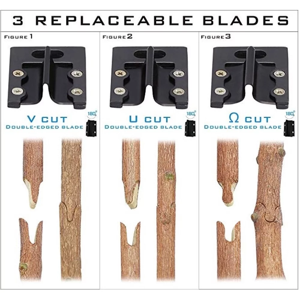 AbodyHousehold Garden Grafting Tool Set Fruit Tree Professional Pruning Shears Cutting Tools Kit