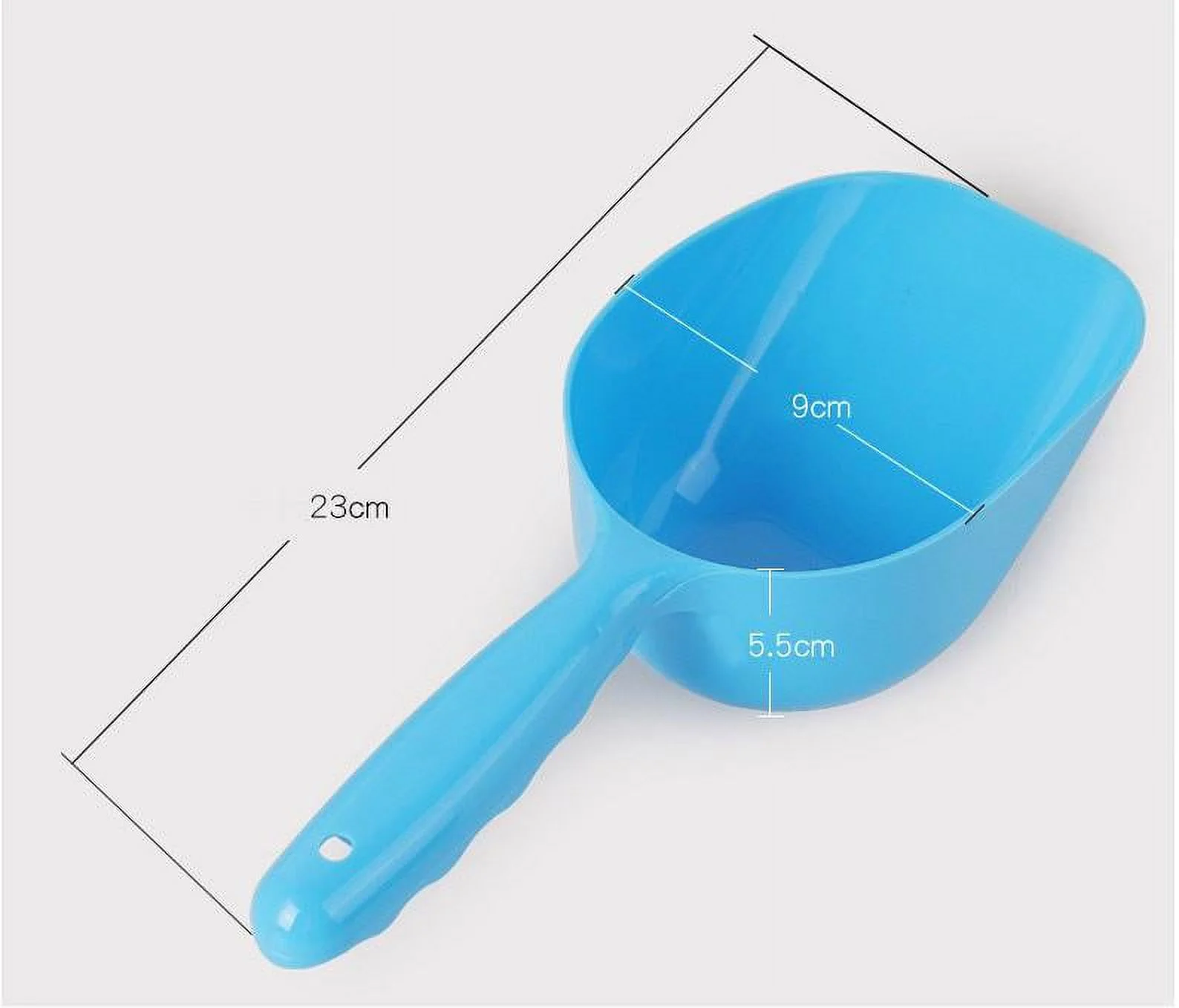Gespout Plastic Solid Cat Litter Shovel, Dog Food Spoon, Pet Dog Food Feeding Spoon, Pet Supplies Pink 1PC