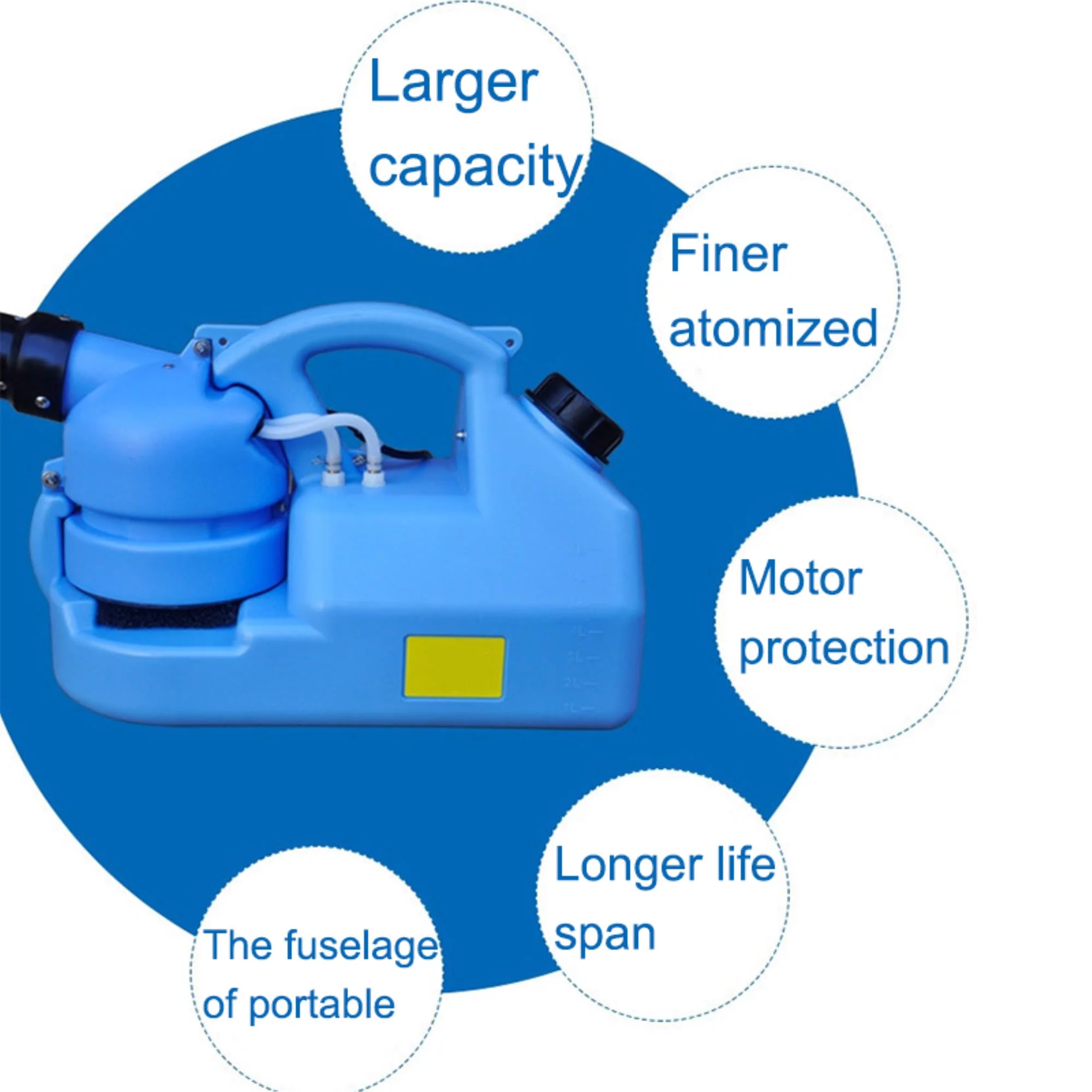 Efficient 7L Electric ULV Sprayer Fogger for Ultra Low Capacity Mosquito Control in Home or Garden: An Updated Mini Fogging Solution