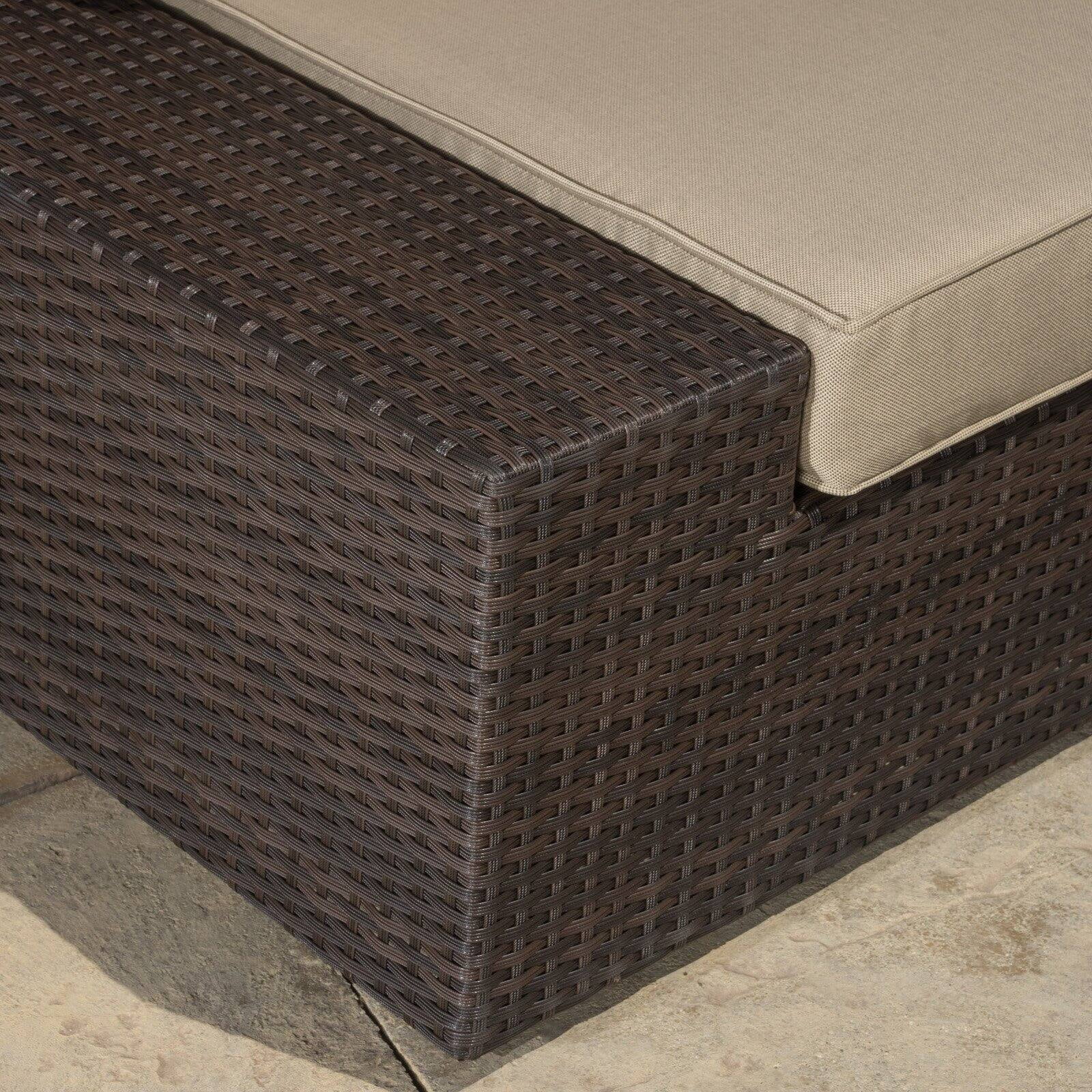 Havenside Home Best Sail Bridge 12-piece Brown Wicker Sofa Set with Cushions by  Dark Brown+Beige