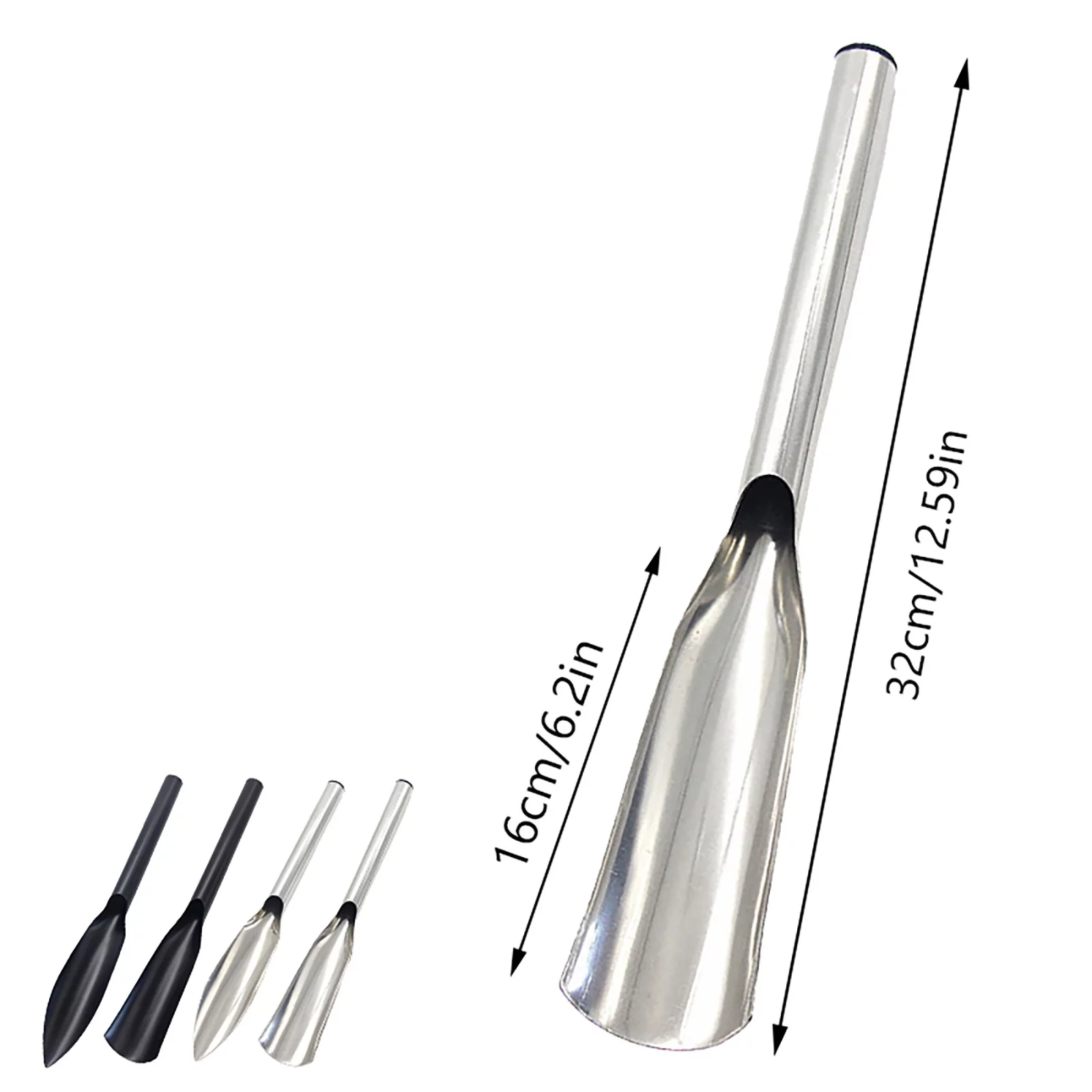 Gardening Shovel Shovel For Digging Heavy Stainless Steel Garden Shovels Metal Mini Shovels For Gardening Leaf Shaped Garden Tool For Garden Gifts Clean Bathroom