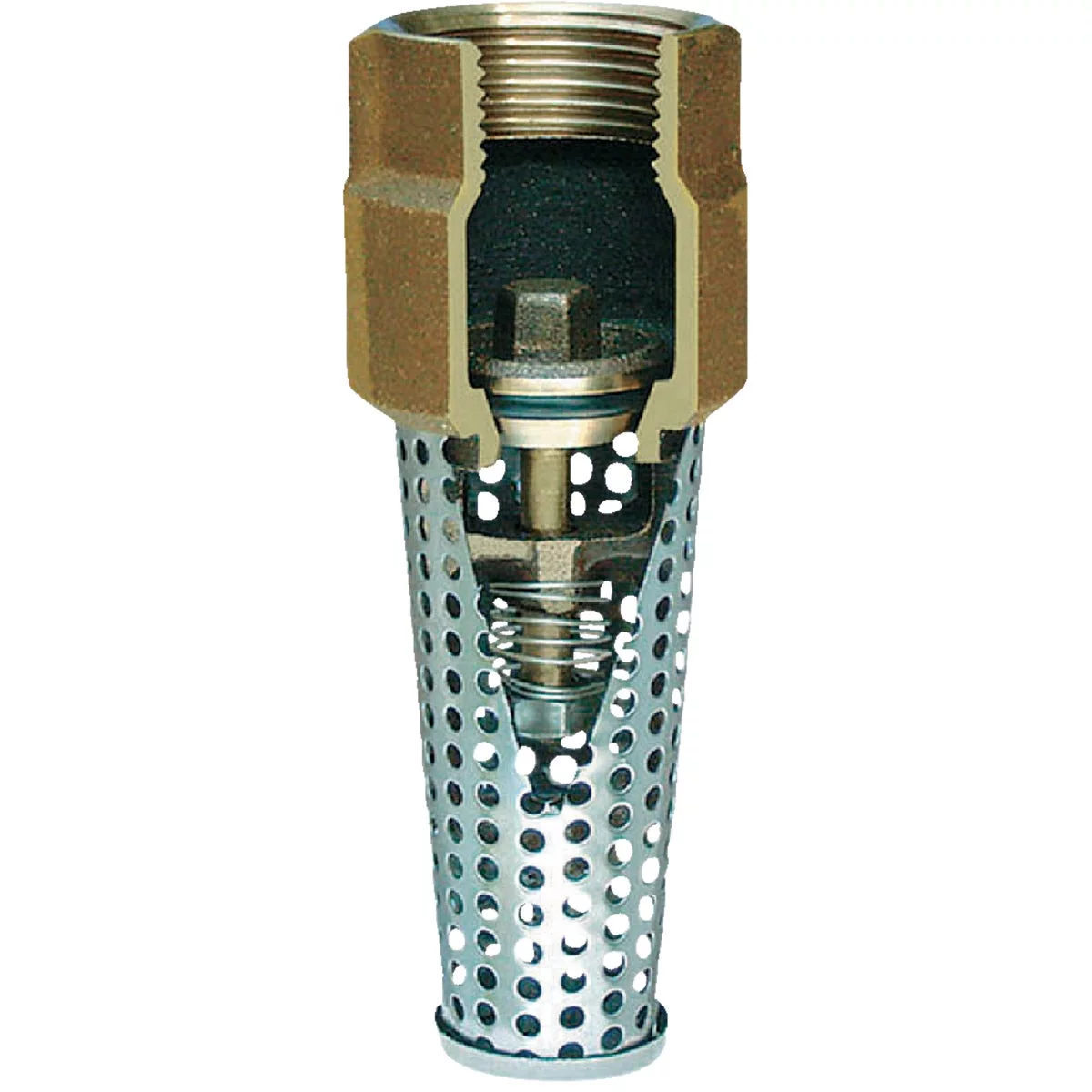 Simmons 2 In. Silicon Bronze Foot Valve, Lead Free 457SB