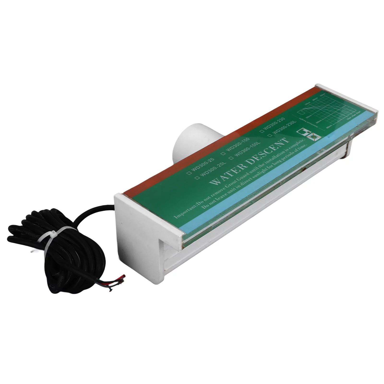 Verdant Touch 12 V Water Descent Water Descent ABS Waterfall Pool Fountain 25L Water Flowing for Swimming Pool Pond Landscape Decor