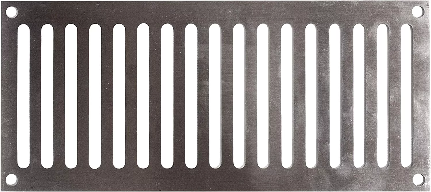 AMS Fireplace 9x4 Inch 321 High Gauge Commercial Grade Stainless Steel Fire Pit Enclosure Vent.