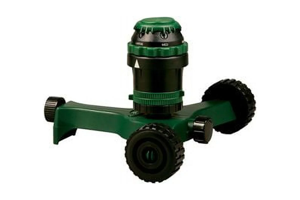 Adjustable Gear Drive Lawn Watering Sprinkler on Base