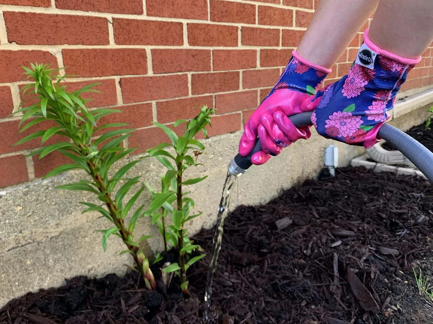 Miracle-Gro MG37126/WML3P Women's Breathable Garden Gloves, Medium/Large