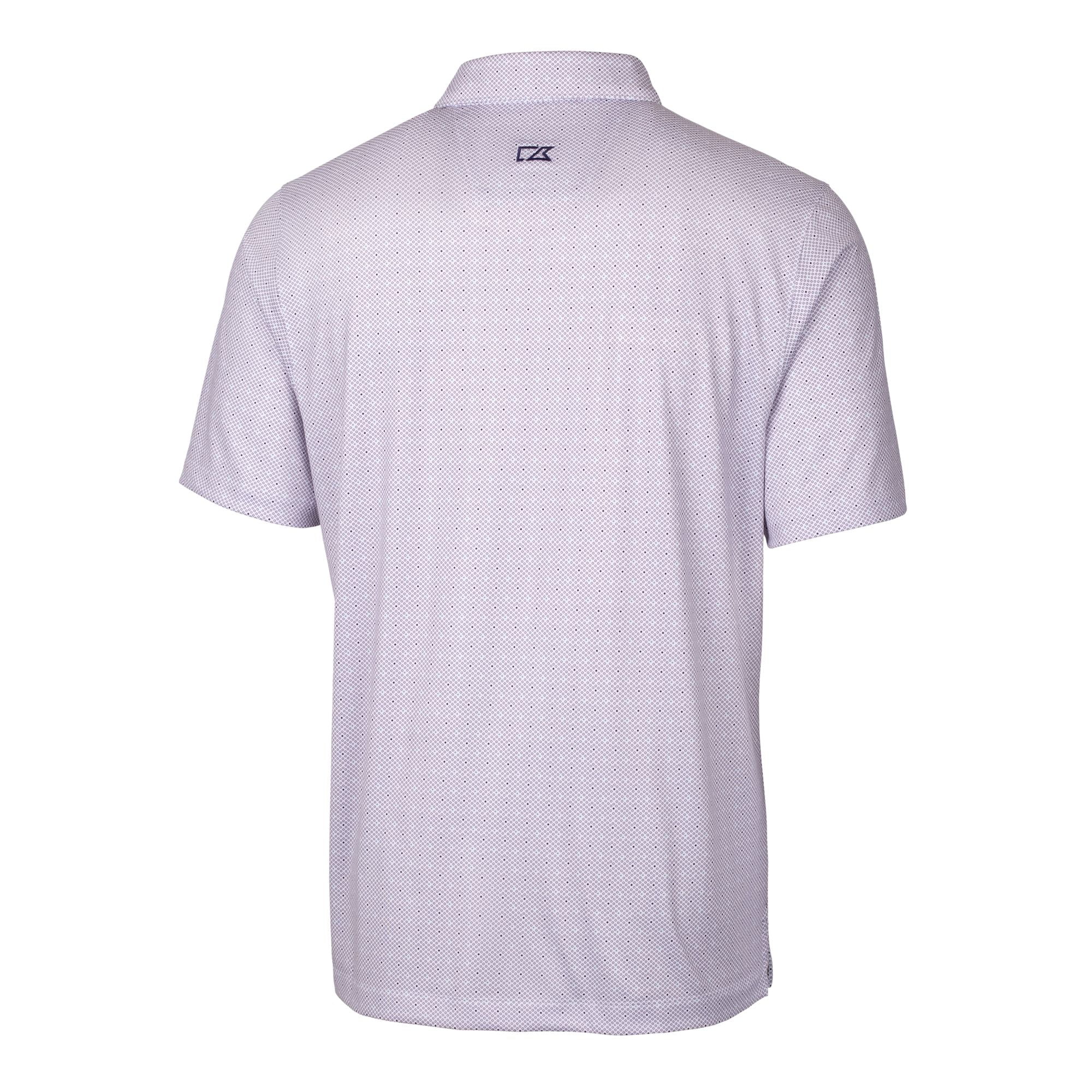 Men's Cutter & Buck  Purple LSU Tigers Alumni Logo Double Dot Print Stretch Polo