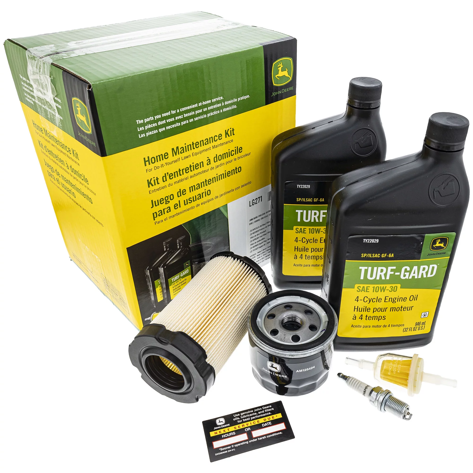 John Deere LG271 Home Maintenance Service Kit D 100 105 110 X 125 126 Tractors