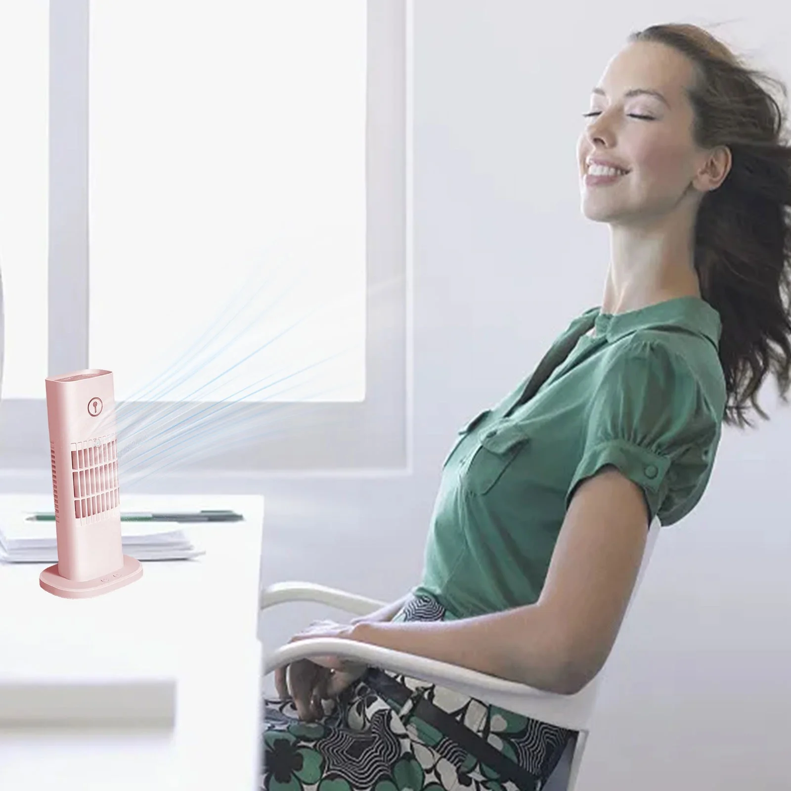 AaSFJEG 4Th of July Usb Water Cooler Home office Desktop Air Conditioning Fan Humidification Spray Cooler Fan