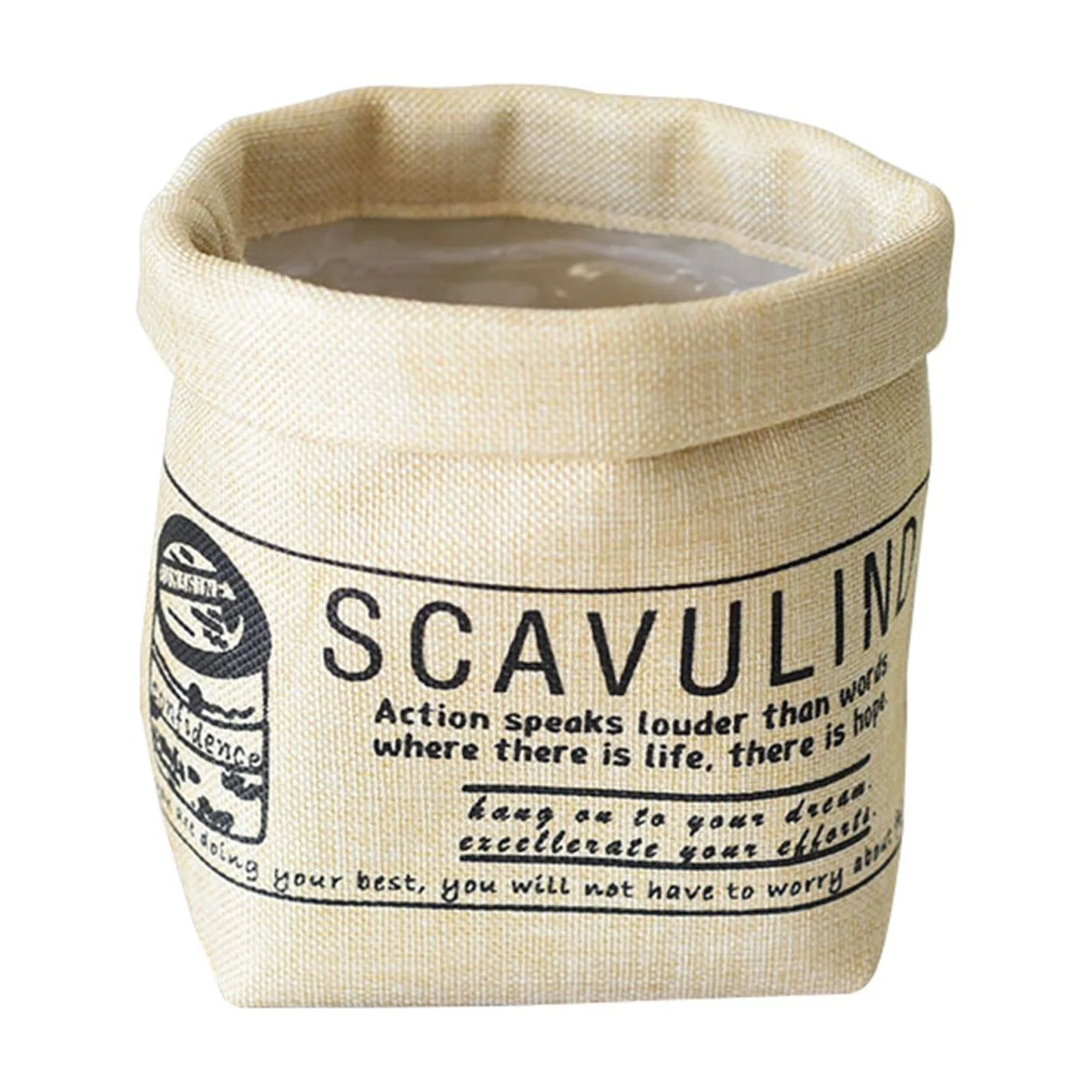 4 with Dome Fabric Flower Pot Storage Bag Storage Box Washable Flower Set Home Flower Pot Cover Decorative Flower Pot