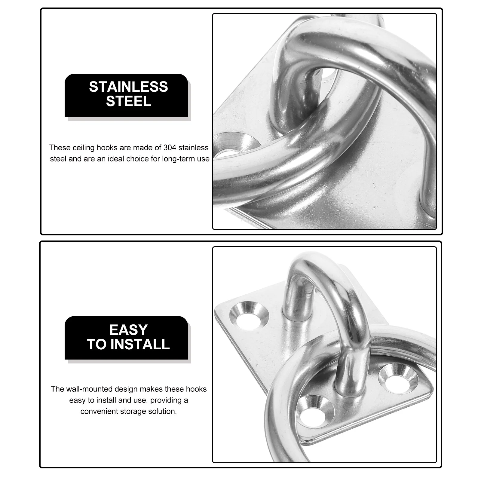 Jibingyi Ceiling Hook Heavy Duty Hook Wall Hook Plant Hanger Indoor Hanging Hooks Heavy Duty