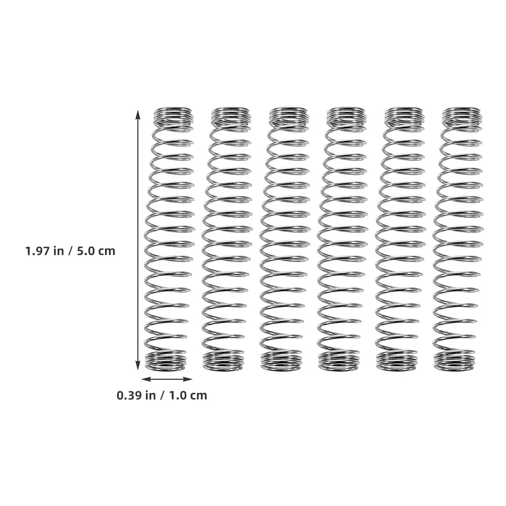 Yueyihe 6Pcs Stainless Steel Pruning Shears Springs Replacement Pruners Springs Garden Trimming Tool Springs
