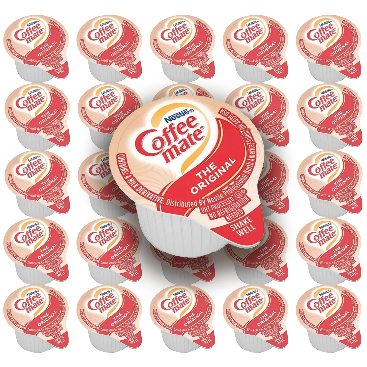 Nestle Coffee-Mate Original Single Serve Non-Dairy Creamer, 0.4 oz l Pack of 50
