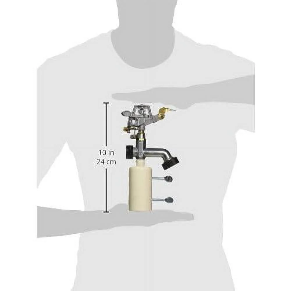 1000440 T-Post Sprinkler, Medium, Metallic