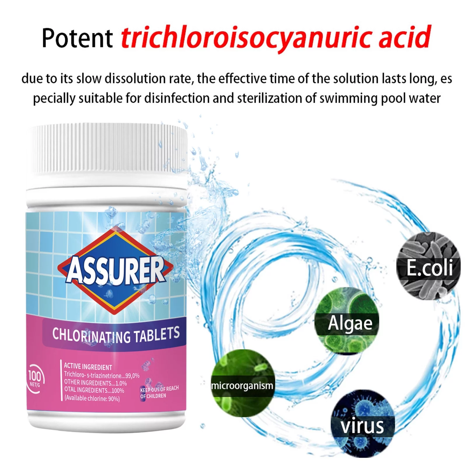 iju7gthy Buttons Pins with Sayings 100G Multi Functional Stain Cleaner Swimming Pool Effervescent Cleaning Tablets *6Pcs