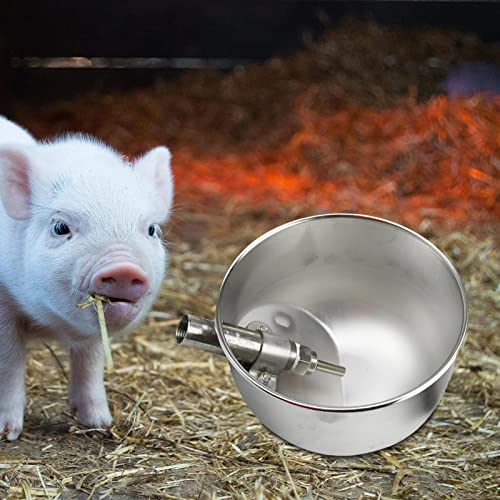 IEUDNS Automatic Cow Drinking Water Bowl, Livestock Drinking Bowl, Sheep Goats Feeding Water Bowl Waterer, Water Feeder Trough for Duck, Pig Sheep, S