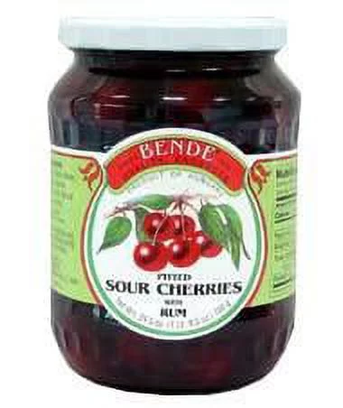 Pitted Sour Cherries with Rum Compote (bende) 24.5oz
