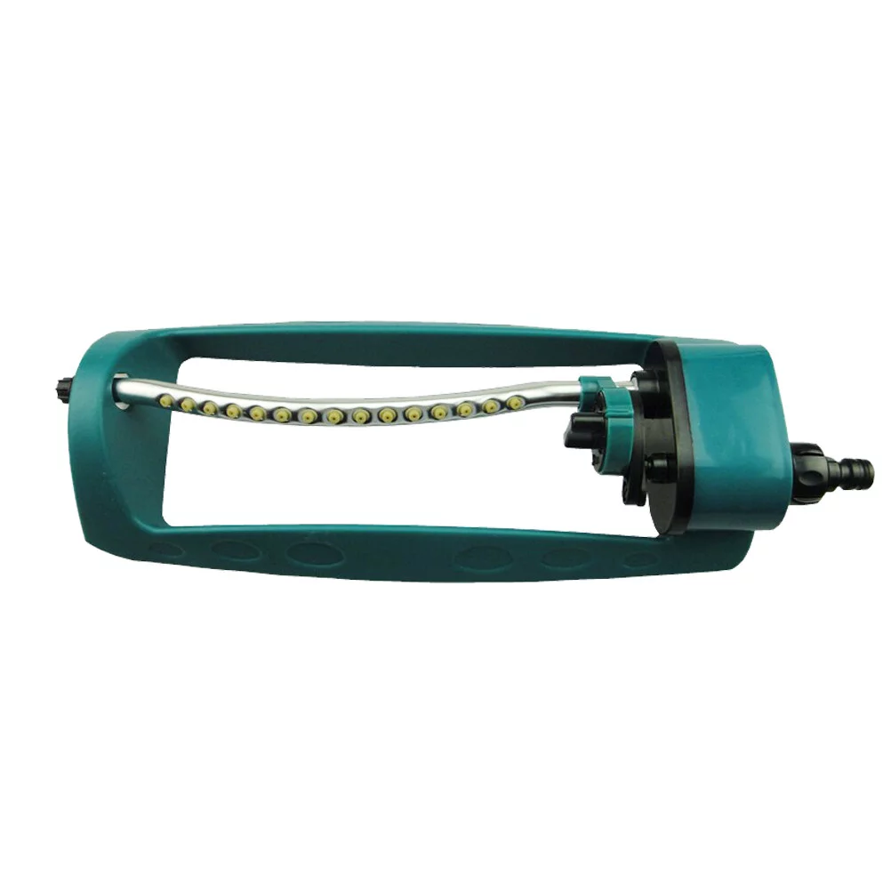 Guichaokj Lawn Sprinkler 15-Hole Water Sprinkler Automatic Swaying Garden Sprinkler (Green)