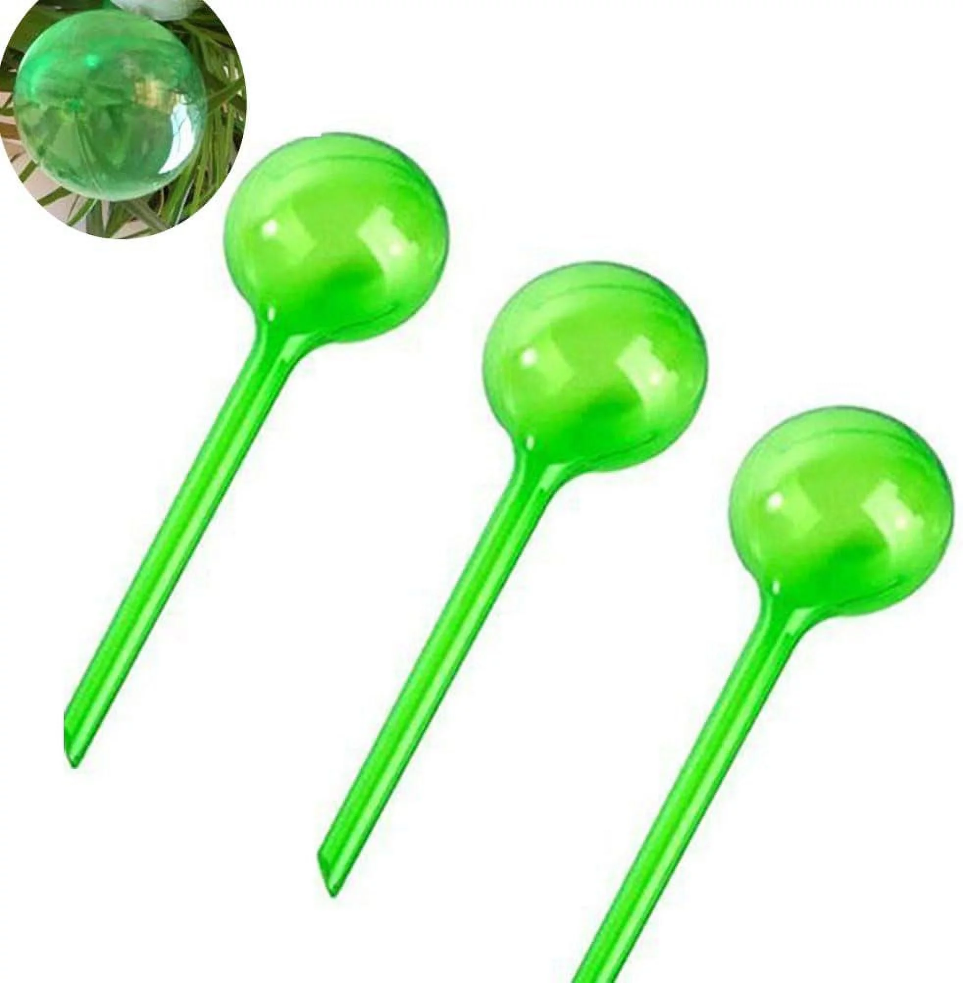 3 Pcs Automatic Plant Watering Globes Bulbs Ball Vacation Houseplant Bulb Large Watering Device Plant Pot Garden Waterer Flower Water Drip Stake Irrigationdevice Self Watering System