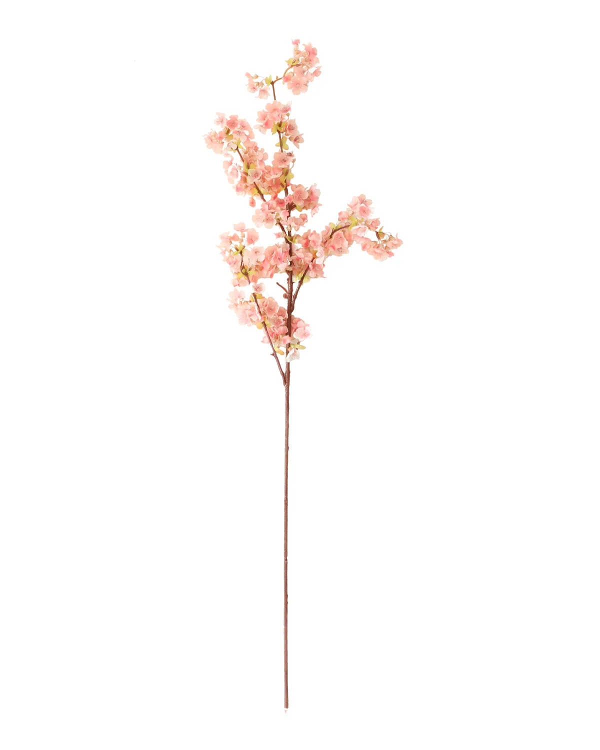 Nvzi-a Silk Cherry Blossom Branches, 39.3 Inch Artificial Cherry Blossom Stems, Fake Plum Flower Arrangement, Suitable for Wedding Home Japanese Decoration, Set of 3, Pink