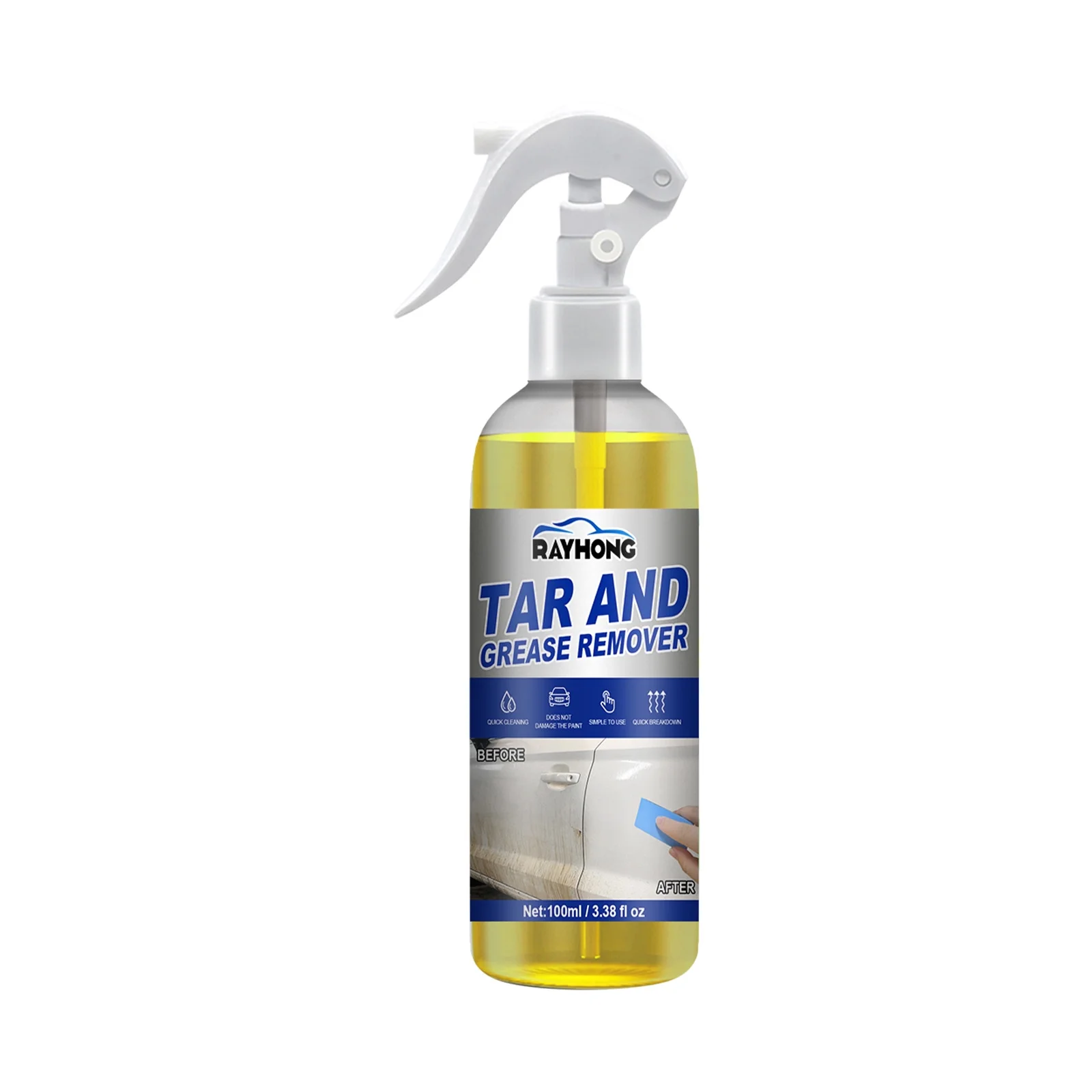 Car oil remover effective removal of surface dirt oil stains tar asphalt tree SAP cleaning agent