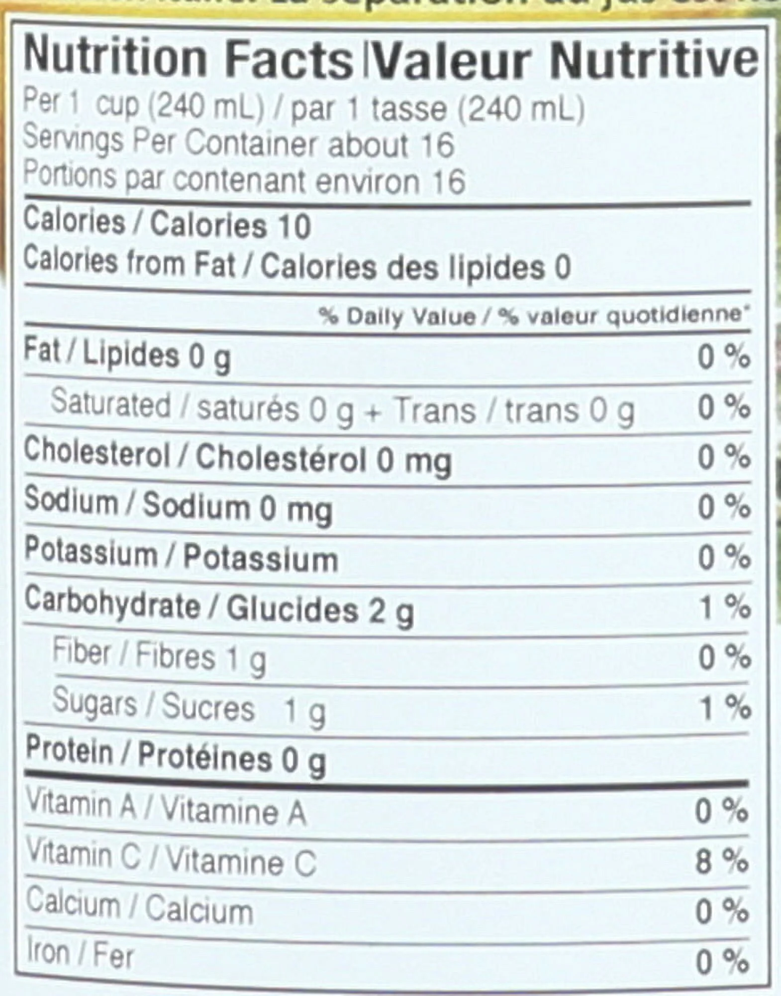 Italian Volcano Lemon Juice, 500 Ml.