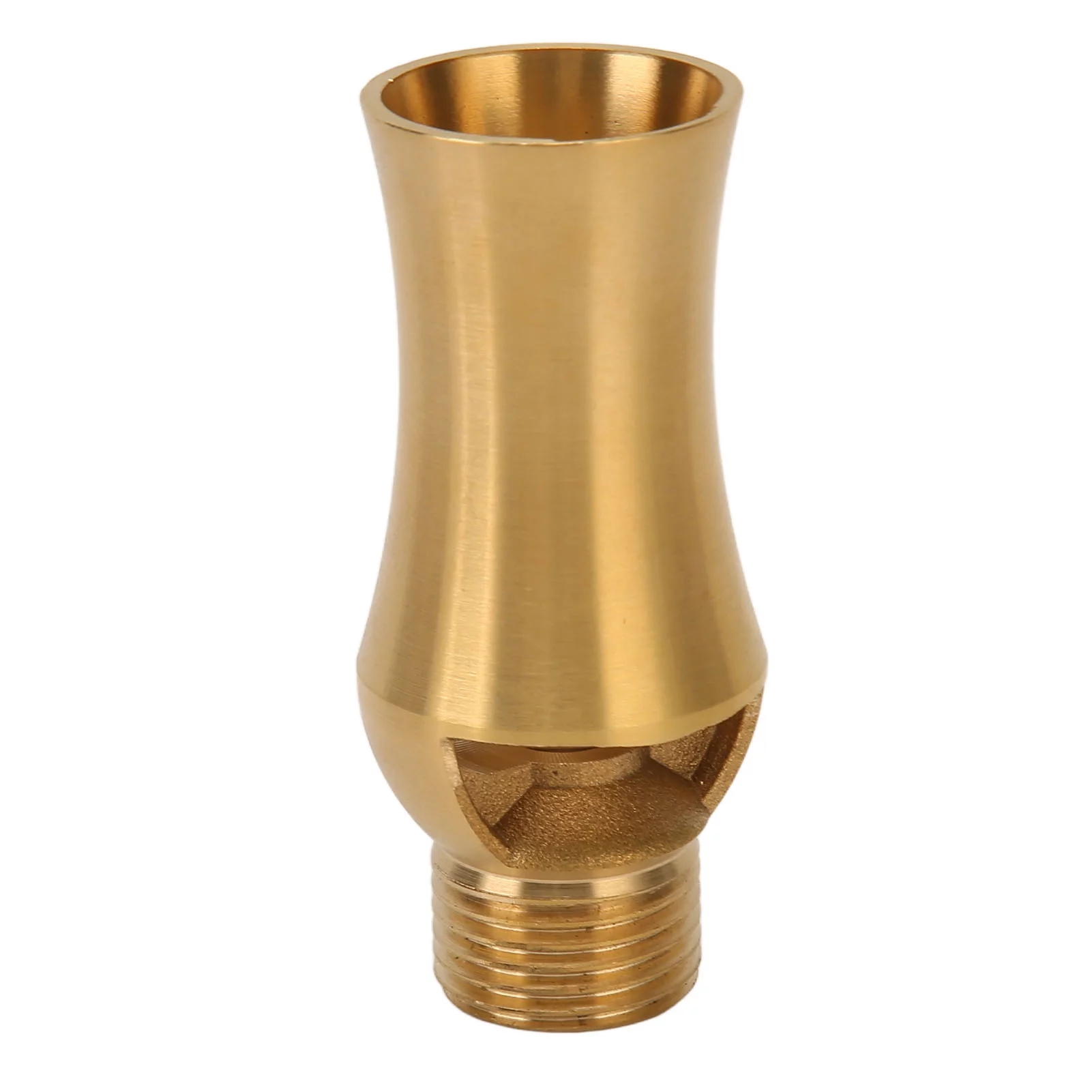 Buumin Pond Sprinkler Water Fountain Nozzle Copper Ice Tower Cascade Cedar Spray Head for Garden Pond G1/2in Male Thread 7.1cm