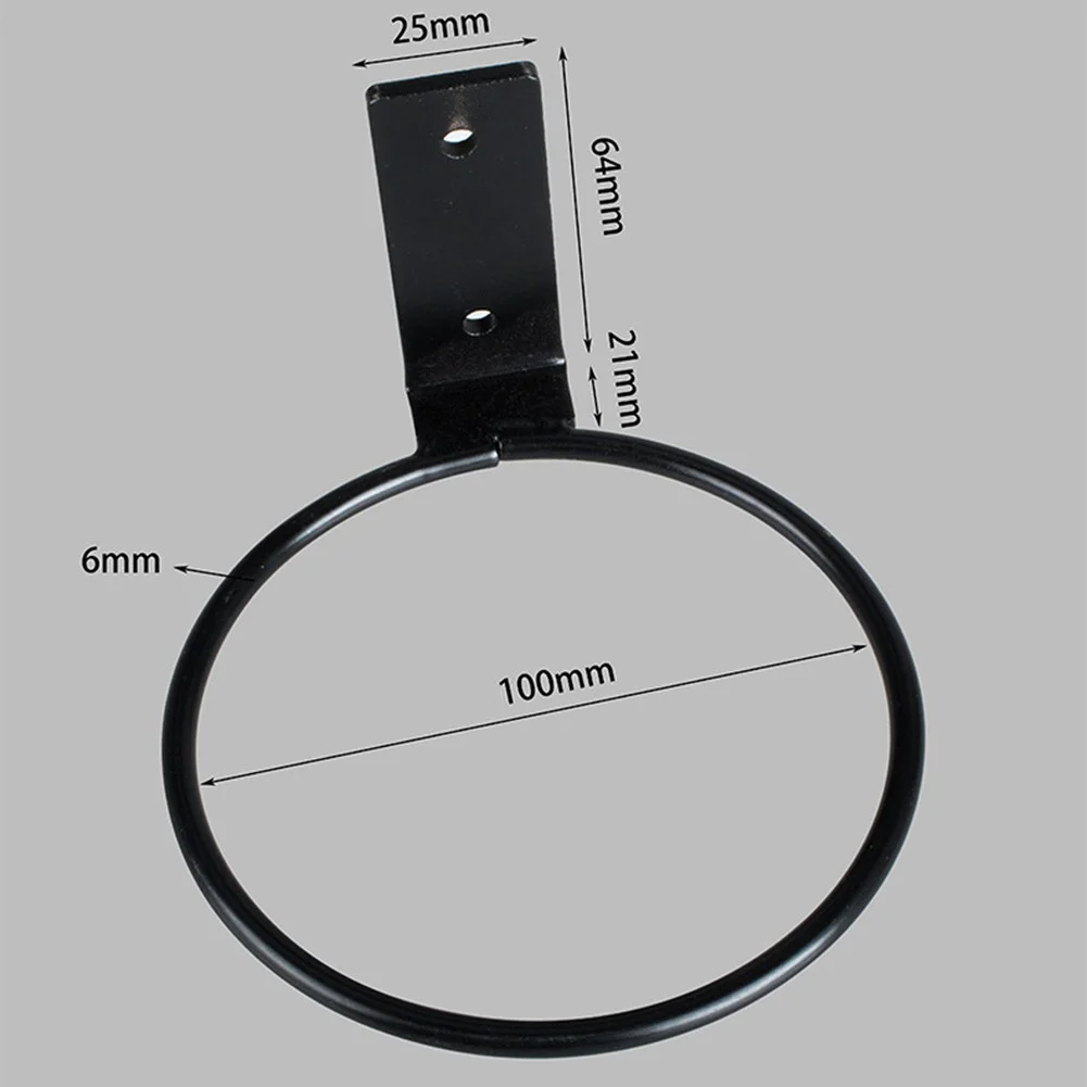 2Pcs Wall-mounted Plant Holder Ring Flower Pot Stand Plant Metal Hook Hanging