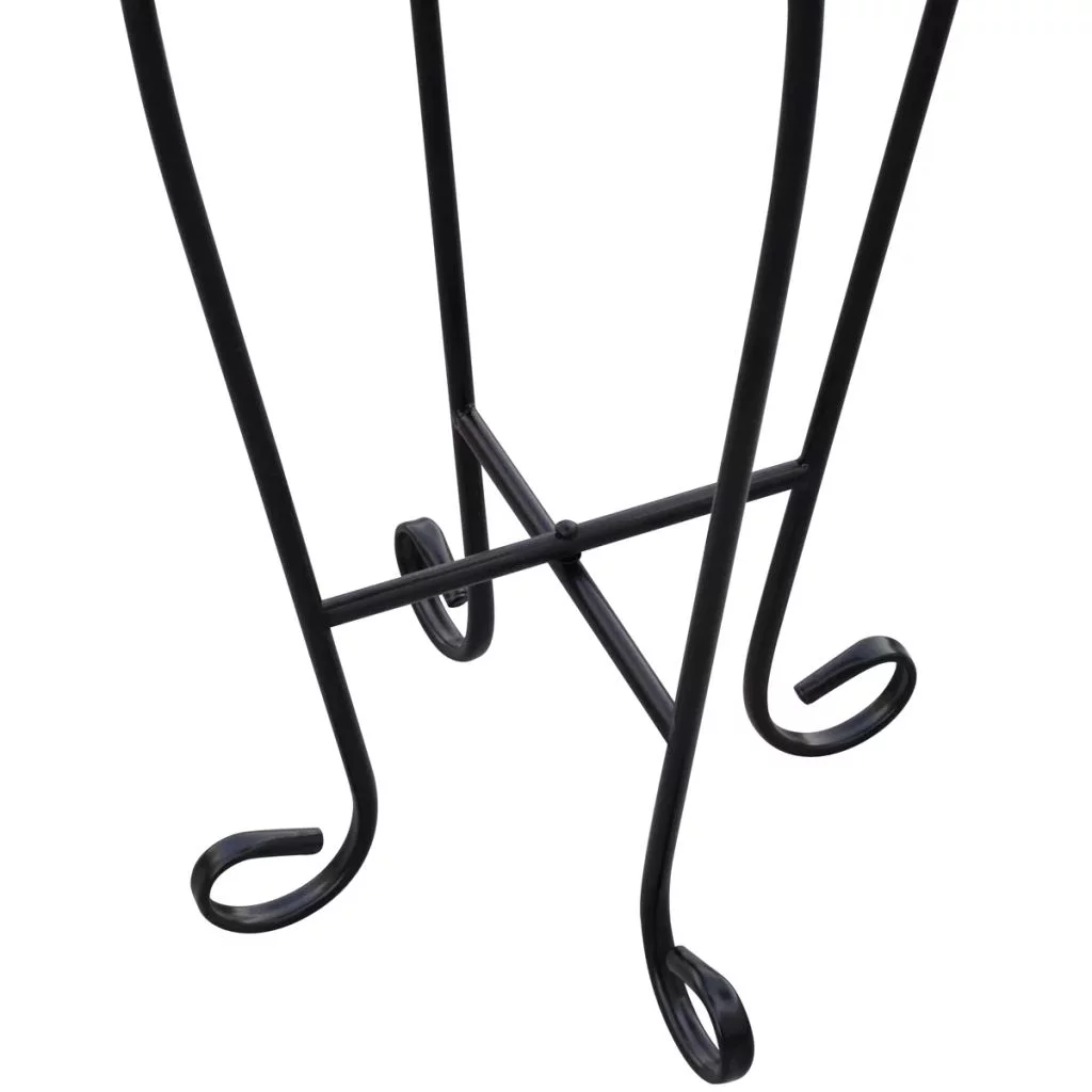 Carevas Side Table Plant Table Green White