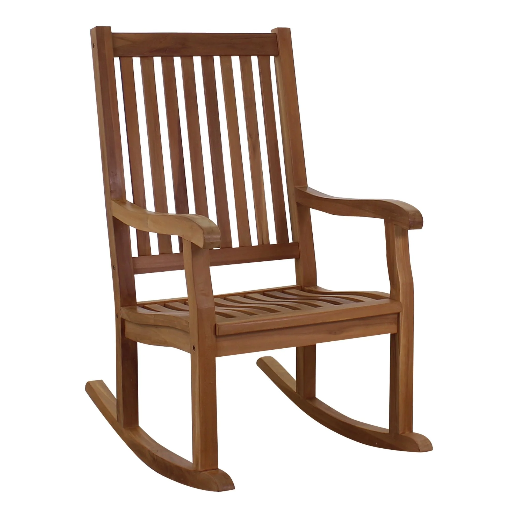Courtyard Casual  Basic Teak Rocking Chair