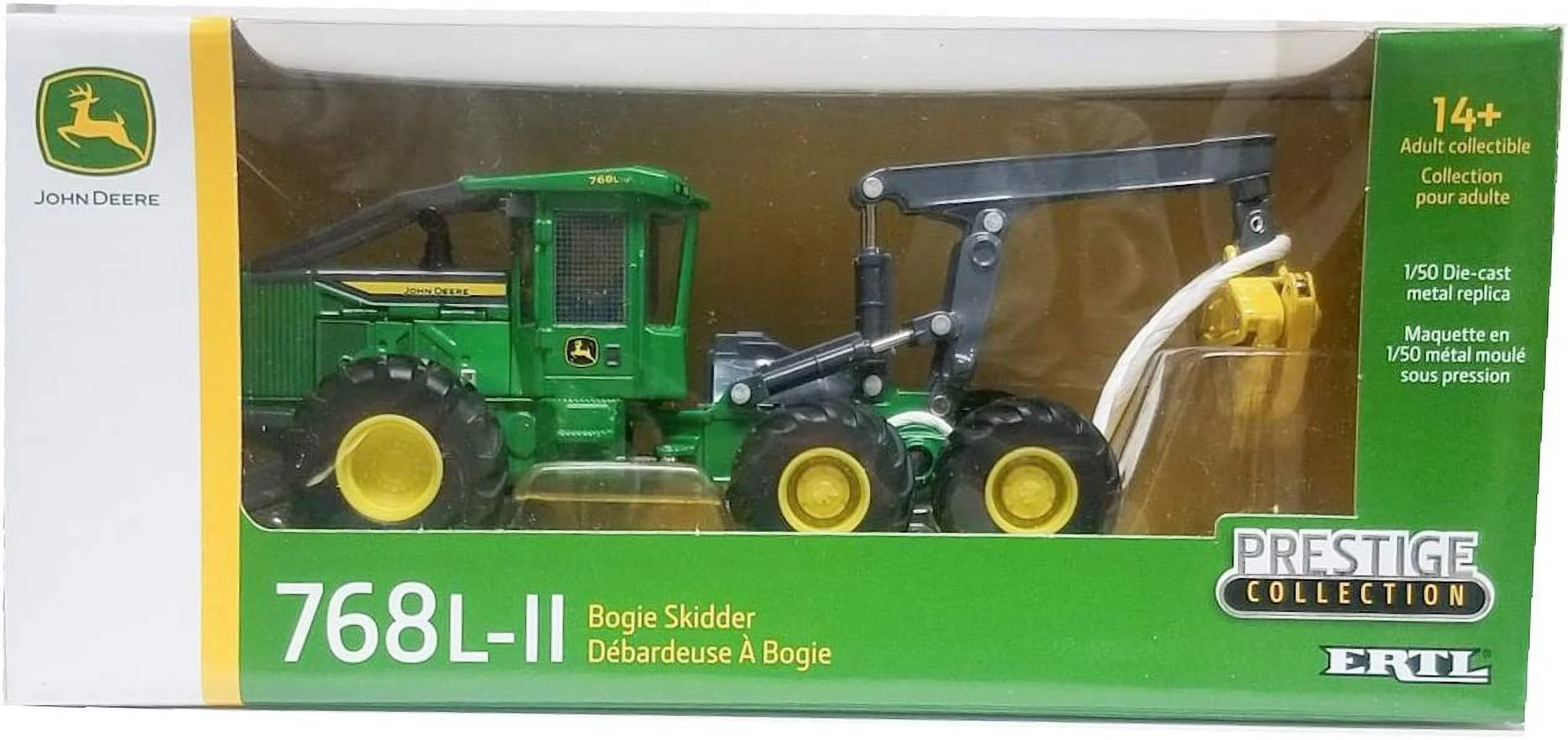 1/50 John Deere 768L-II Bogie Skidder Prestige Collection Collector Toy - LP77268