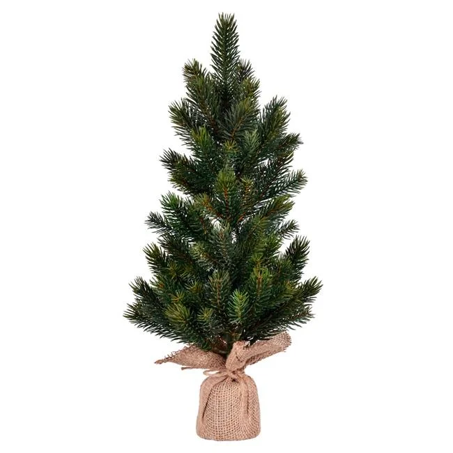 19 in. Balsam Fir Sapling Tree Burlap Base