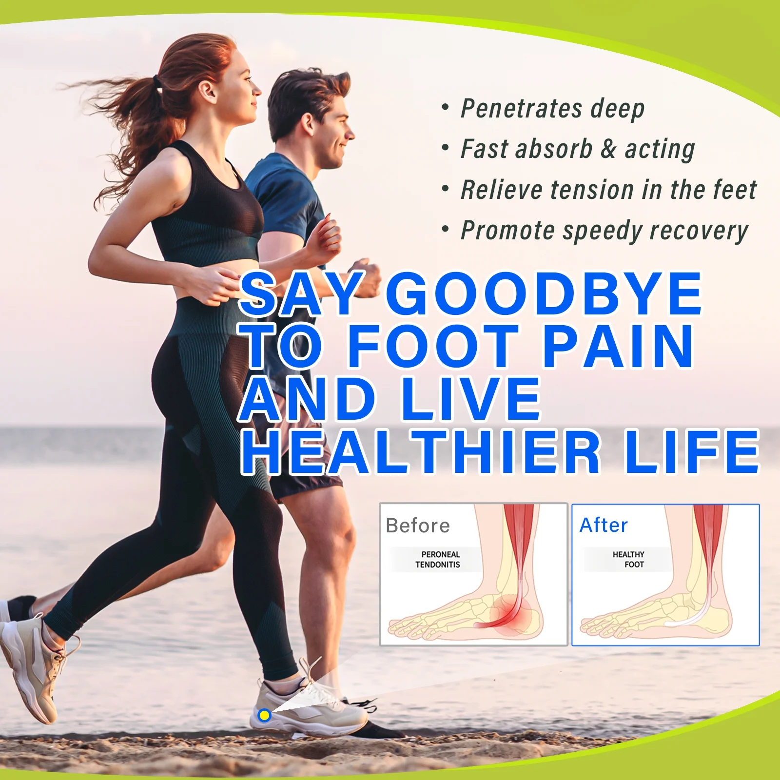 Plan_tar Fasc_iitis Cream,Care Your Life,Relax Your Feet,Effect with Natural Formula