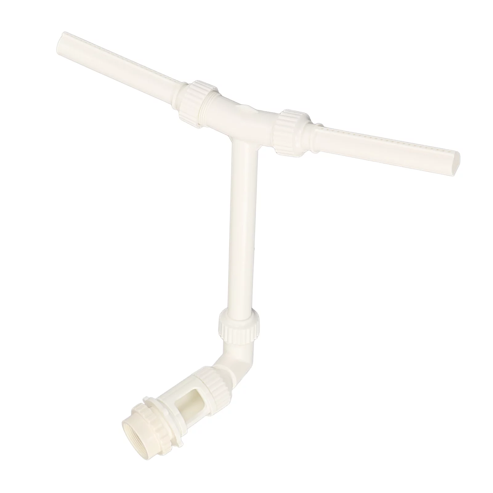 Pool Fountain Spray - PVC Adjustable Dual Head Pond Swimming Pool Fountain Spray, Pool Waterfall Spray with Internal Screw Thread G1 1/2 to G2 Adapter