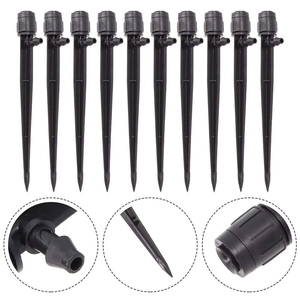 Micro Garden Irrigation Adjustable Dripper/Sprinkler on Stake 360° 0-90 LPH