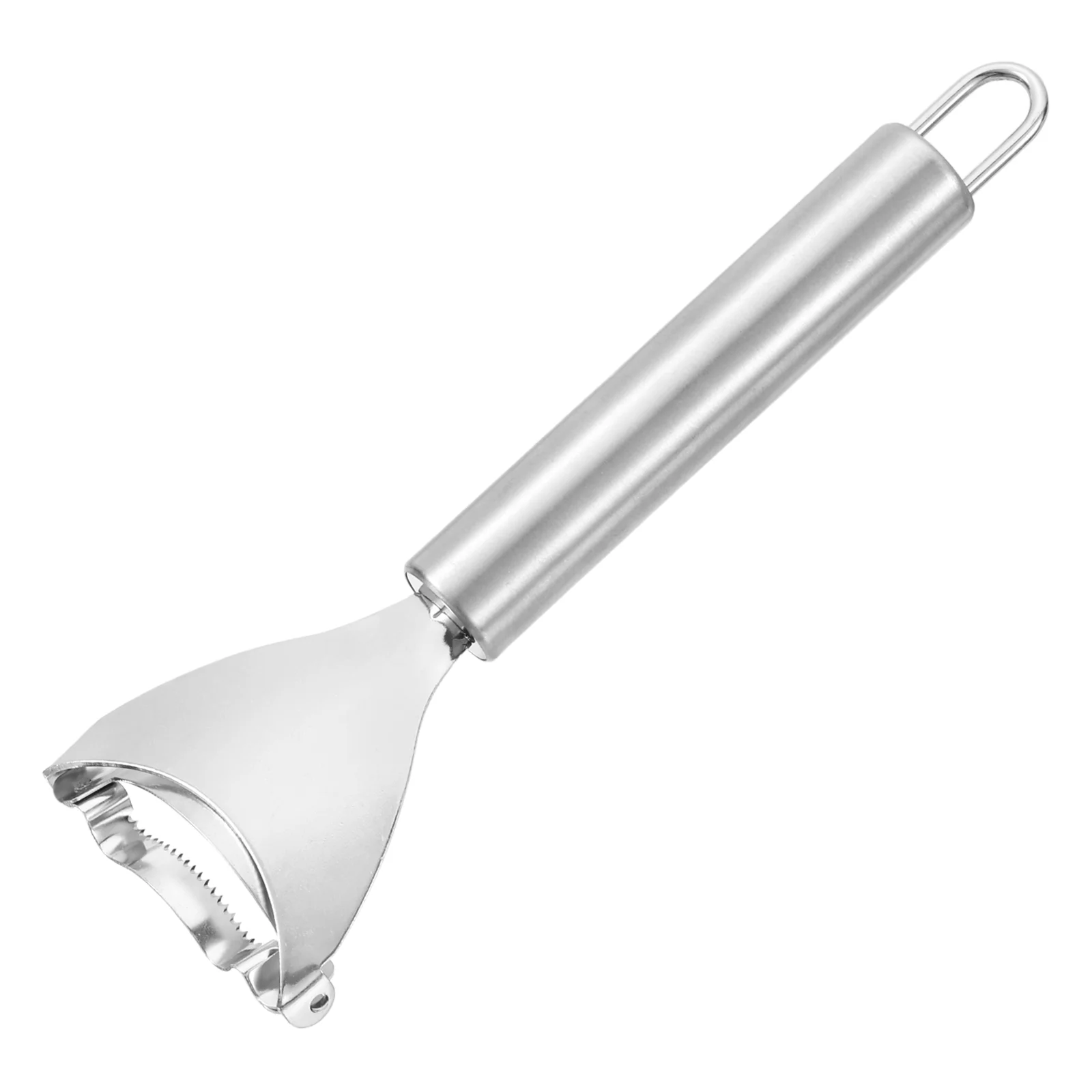 Stainless Steel Corn Peeler, Corn Cob Stripper with Ergonomic Handle Corn Scraper Corn Remover Tool, Silver