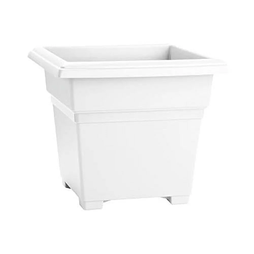26182 Countryside Tub Planter, 18-Inch, White